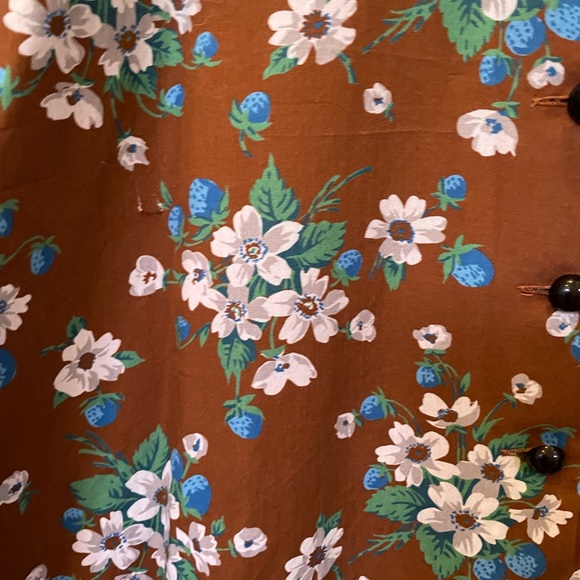 Batsheva Clarice Dress in Brown Lily 16 - Picture 6 of 16